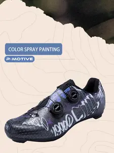 Unisex Cycling Shoes, Road Bike Bottom, Quick Lock Buckles, Breathable Pores, Lightweight, Sporty Style, All Seasons, Riding Shoes, Cycle Shoes