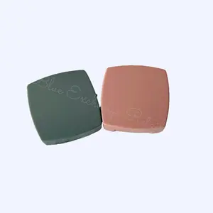 Simple Square Plastic Contact Lens Storage Case with Mirror and Accessories for Travel and Daily Use Lightweight Gift