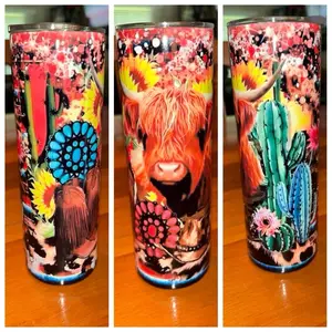 Cactus and Boots Tumbler