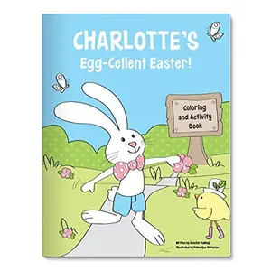Personalized Coloring & Activity Book for Kids - I See Me! (Easter)