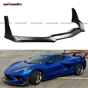 2020-2025 Chevy Corvette C8 Z51 Stage 3 Front Bumper Lip | Vented Gloss Black Splitter Diffuser | Enhanced Aero Downforce Performance | Direct Fit Stingray Track-Ready Accessories