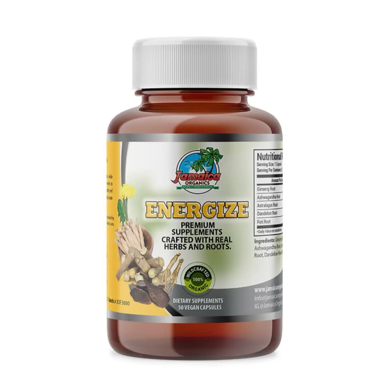 Energize Herbal Supplement Dietary Fitness