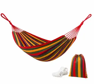 79-inch Portable Kids Hammock Set - Durable Canvas with Anti-Rollover Design - Includes Storage Bag & Ropes - Perfect for Camping, Backyard & Summer Gift mothersdaygift SummerVibes