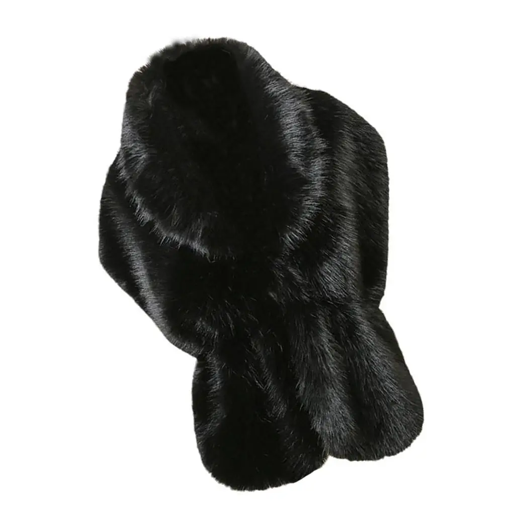 Stage Performances Shawls with Plush Widened Thick Imitation Furs Female Shawl