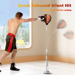Premium Quality Boxing Speedball with Stand Height Adjustable for Teens & Adults 360 °   Rebound for Stress Relief & Fitness Ideal for Home Use in Bedrooms Living Rooms & GardensEverlanelnspired17