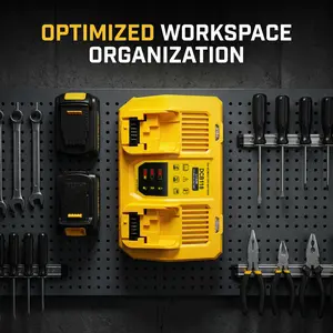 DCB118 For Dewalt Rapid 2 Port Charge, Compatible With 20V MAX And 60V MAX For DEWALT Batteries