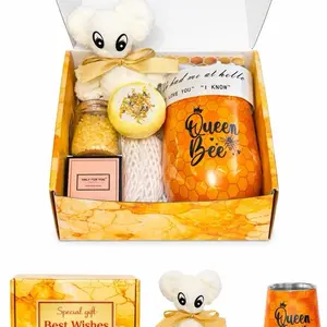 Queen Bee Gift Box – tumbler, teddy bear & gift items.