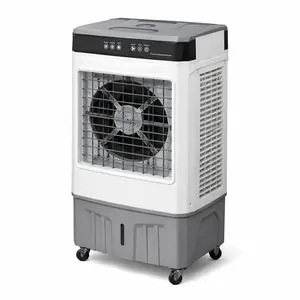 31L (8.2 Gal) Evaporative Air Cooler with Remote & Touch Panel, Portable Swamp Cooler Fan for Indoor Outdoor
