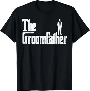 Funny Wedding Party Rehearsal Dinner Grooms Fathers 100% Cotton Gifts T-shirt