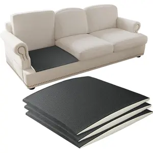 【Three Thickness Sizes】High-Density Foam Cushion Support for Sagging Sofa Seats, 20x20 Inch Non-Slip Sofa Seat Pads with Removable Covers