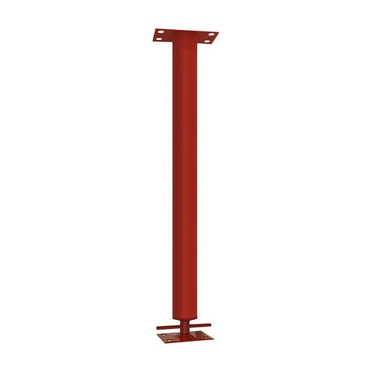 Metal Adjustable Floor Support Column - 3 in Dia, 16 In. Size, 1 Ft. Adjustment Range, 11 Gauge Construction, 9.02 lbs Weight, 24700 lbs Load Capacity for Remodeling Projects, Decks, Correcting Sagging Floors