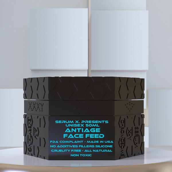 Serum X - Y Chromosome AntiAge Face Feed | Anti-aging Reduce Wrinkles, Lighten Age Spots, Lift Sagging Skin, Reduce Acne, Hydrating Dry Skin Sensitive Skin  Alcohol Free Cream Skincare Nourishing Smoother Skin Repair