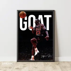 Michael Jordan GOAT Poster