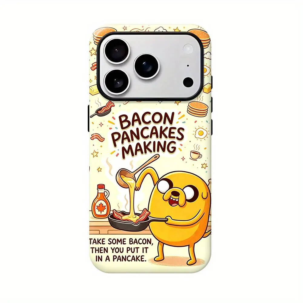 Adventure Time Nostalgia Phone Case For iPhone17 16 15 14 13 12 11 Pro Max XS XR, cute Cartoon Shockproof Protective Cover, Retro Animated Gift Idea