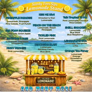 🏝️ SandyToes Sips LEMONADE BUNDLE