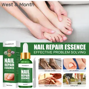 West&Month Nail Repair Lotion - Softens Repairs Dry Nails Strengthens Nourishes & Repairs Damaged Keratin Layers Effective Solution