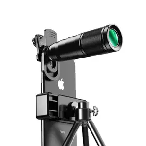 22x Full Metal Phone Telescope Professional Telephoto Lens High-Definition Free Zoom Capture Distant Details Sharply for Mobile Shooting