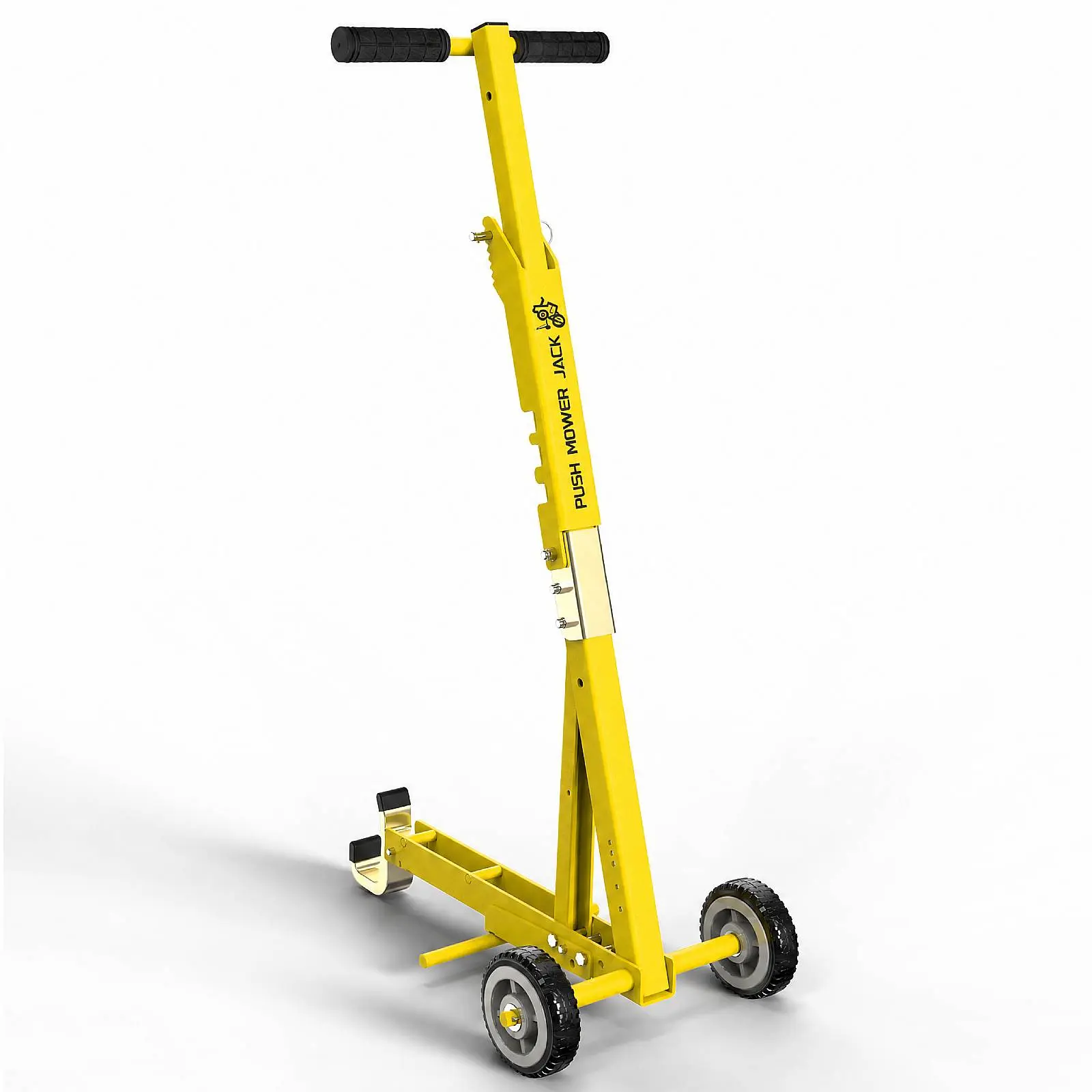 Jungle Jack V3 Lawn Mower Trolley Jack, Heavy-Duty Car Repair Lift Tool, 800 lbs Capacity, 20-Second Fast Lift, for Commercial 0-Turn Mower Maintenance