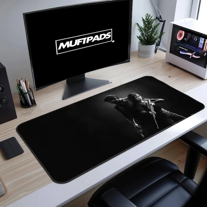 The Last Of Us Mouse Pad, Personalized Gaming Desk Mat, Mouse Pad Gaming Decor