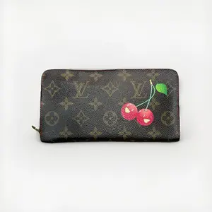 Pre-owned Louis Vuitton As Seen On Screen As Seen On Screen x Murakami Monogram Cherry Zippy Wallet ️ $899