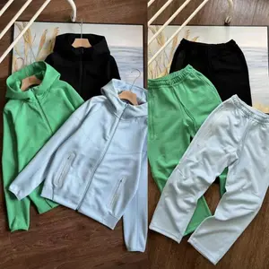Spring And Autumn Technology Casual Sports Hooded Jacket Casual Pants Jacket Set