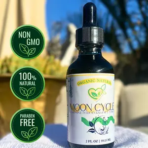 Moon Cycles Tincture Tonic Blend Natural Balance for Period Cycles | Gluten-Free, Non-GMO, Dairy-Free Organic Herbal Extract