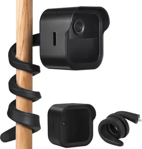 delilyn Flexible Twist Mount for All-New Blink Outdoor 4 (4th Gen) & Blink Outdoor (3rd Gen), Weatherproof Protective Housing with Charging Cutout and Gooseneck Mount for Blink Camera