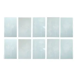 VOCOSTE Realistic Butterfly Temporary Tatto White 10 Pcs