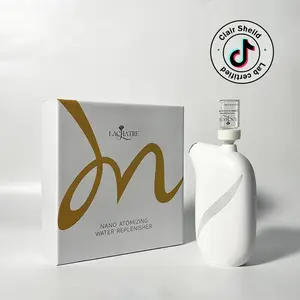 [LACHATRE US]Home Spa Signature Set Nano Facial sprayer SPA Face Humidifier Portable ,Sprayer USB Rechargeable Handy Skin Care Machine for Face Hydrating, Daily Makeup Moisturizing|Beauty Massager and Serum Super-Hydrating Rapid Repair Serum  pump sprayer