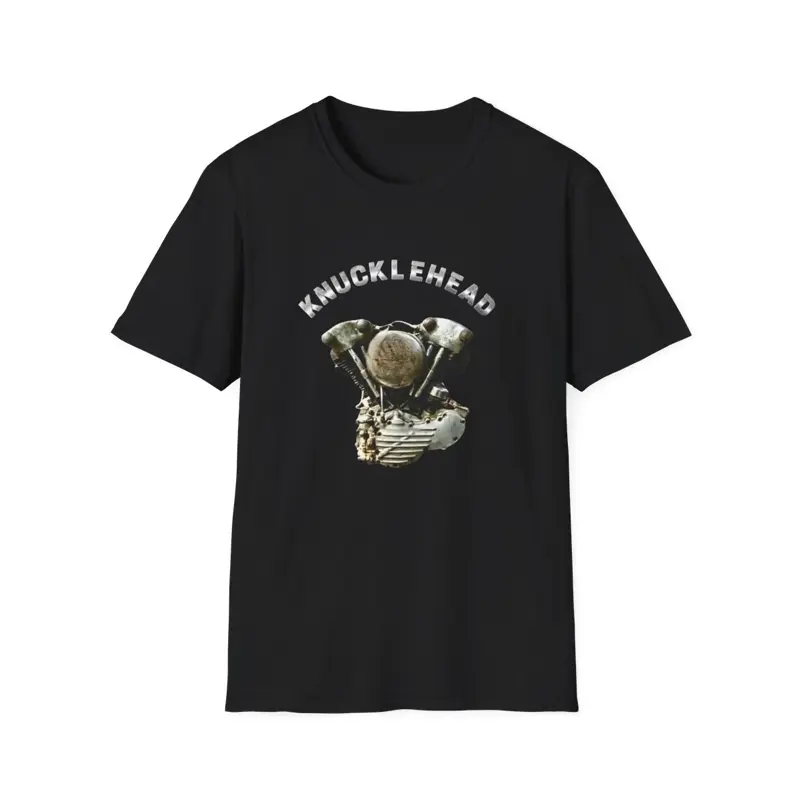 Gildan Unisex "KNUCKLEHEAD" T-Shirt Soft Cotton Crewneck Graphic Tee for Casual Wear Streetwear Man Menswear Top Tropical Operator Summer Fitted No No No Tshirt Shortsleeve Outfits Classic