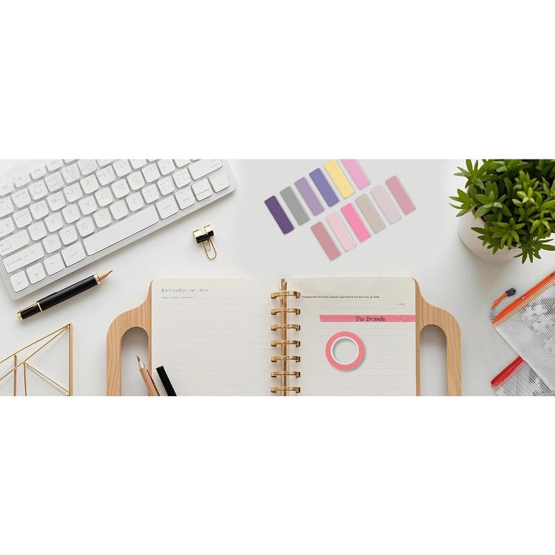 TRUEIN 8 Rolls Colored Masking Tape,18mmX12m Rainbow Masking Tape - View #8