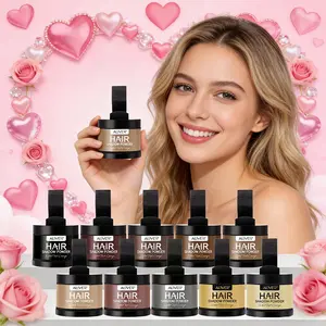 Aliver Valentine's Day Hairline Powder, Root Concealer, Hair Filler, Long-Lasting Effect, Suitable for Various Hair Colors, Covering Grey Hair