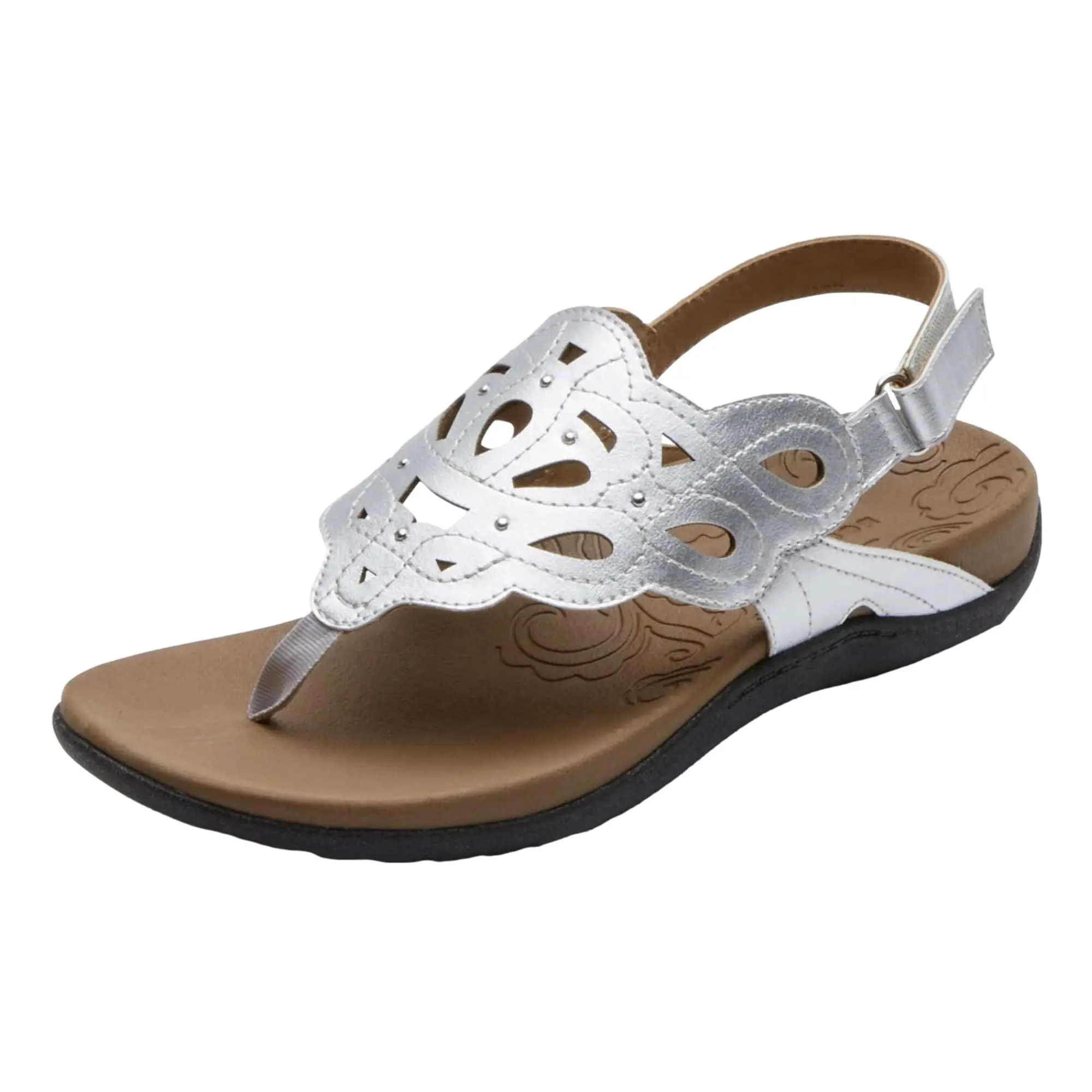 Rockport Ridge Sling Silver Synthetic  CJ1718 Women's