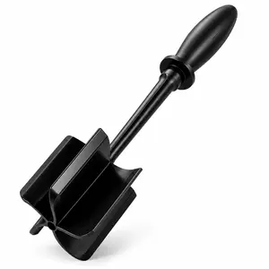 1PC Premium Meat Chopper & Ground Beef Masher – Heat Resistant Hamburger Meat Shredder, Non Stick Meat Crusher for Ground Beef, Turkey, Chicken & Burger Cooking