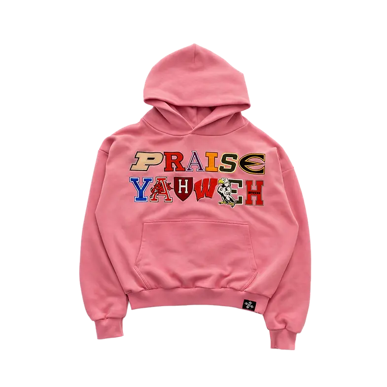 'PRAISE YAHWEH' COLLEGE HOODIE
