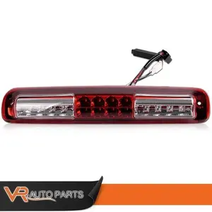 Clear Red Led Third Brake Light Cargo Lamp Fits 99-07 Chevy Silverado GMC Sierra