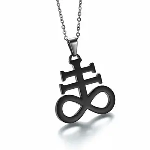 Leviathan Cross Necklace — 20" Chain