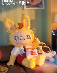 [FINDING UNICORN] 【Live Unboxing】150% COOKIE TIME-RABTY ZEROO Series Collection Figurine Toys for Modern Home Decor, Collectible Art Toy Cute Figures Desktop Ornament Collectible Toys Birthday Gifts