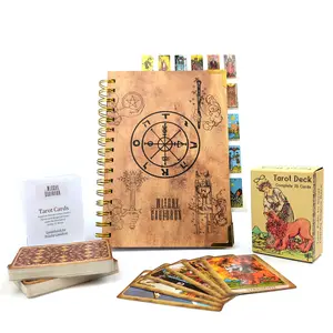 Witchy Cauldron Daily Tarot Journal with Mini Rider Waite Cards, Comprehensive Guide, Stickers & Planner, Hardcover Tarot Workbook for Enthusiasts