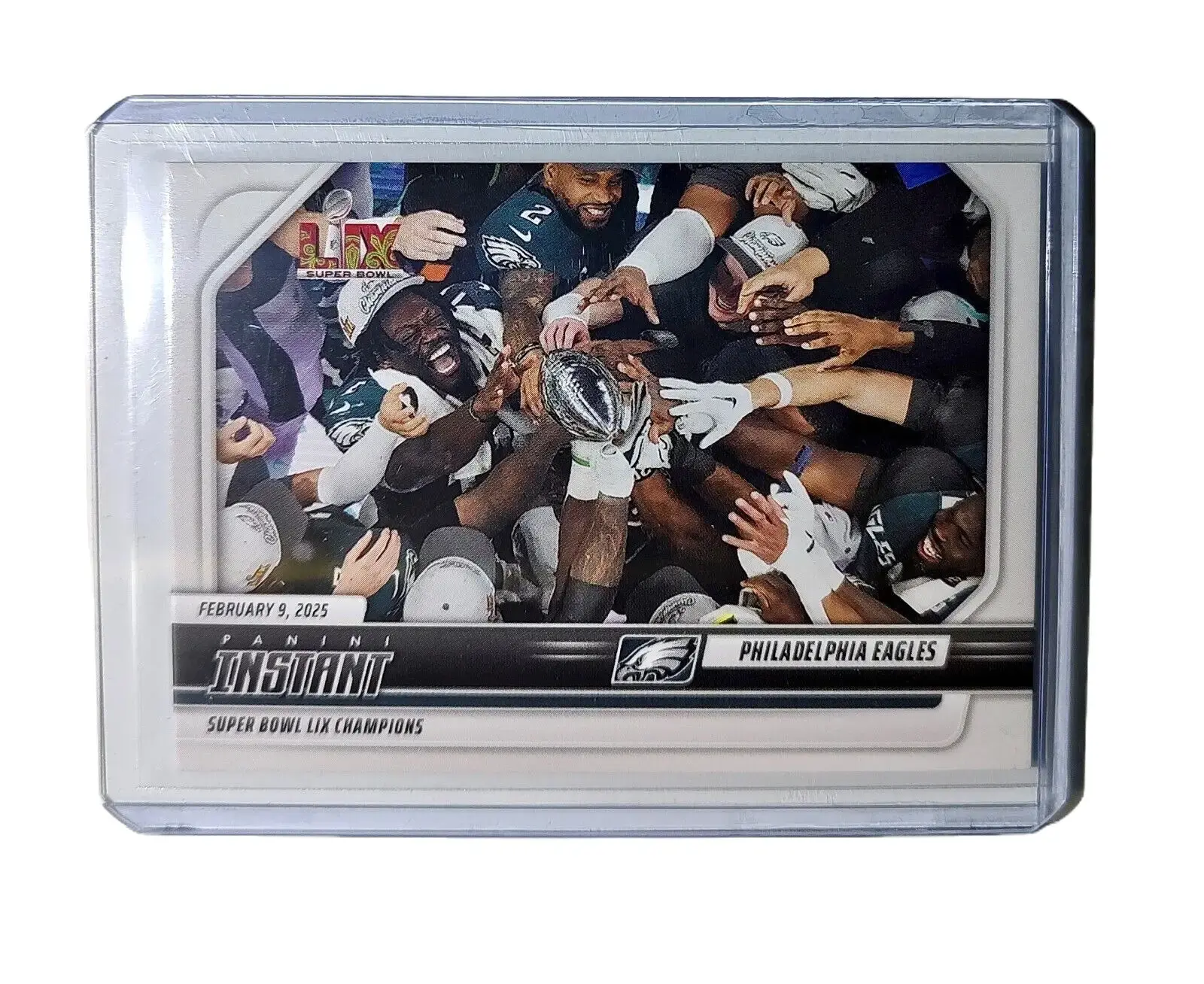 Philadelphia Eagles 2024 Panini Super Bowl LIX Champions NFL #1 Football Card