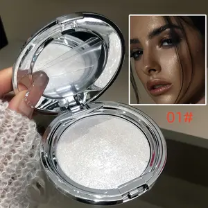 Glitter Bronzed Highlighter - Waterproof Shimmer for Face & Body, Long-Lasting Radiant Contouring Makeup in Multiple Shades, Natural Finish for Party Gift, Party Highlighter |   Metallic Finish |   Waterproof Formula