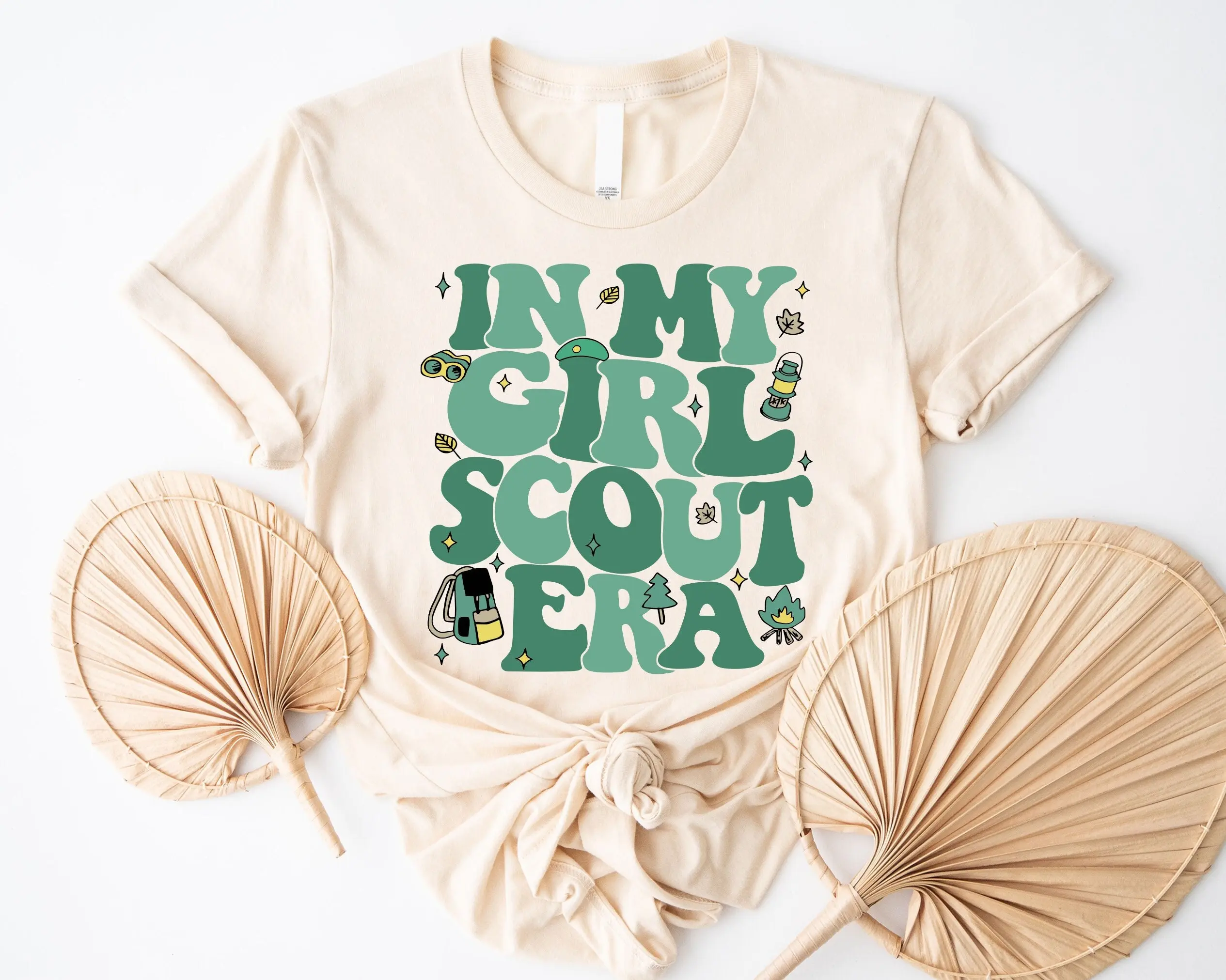 In My Girl Scout Era Shirt Scout Girl Sweatshirt Scout Troop Shirt Camping Shirt Scout Leader Shirt Motivational Camping Shirt TK62GN