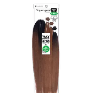 Organique Mastermix Yaky Straight 14" 16" 18" w closure