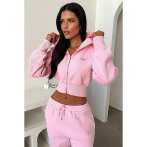 Kaztek Cropped Jacket - Pink