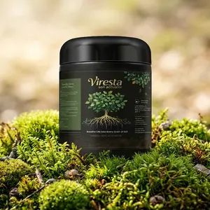 D，Viresta Soil Revitalizer, Concentrated Humic Acid Soil Conditioner for Lawn, Garden, Fruit Trees, Vegetables & Potted Plants, Makes up to 266 Gallons, 13.8 oz