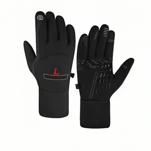1 pair with Leupold Cross Grey Logowinter gloves mountaineering gloves Touch Screen Breathable Daily Use full finger gloves for men women Thick winter gifts