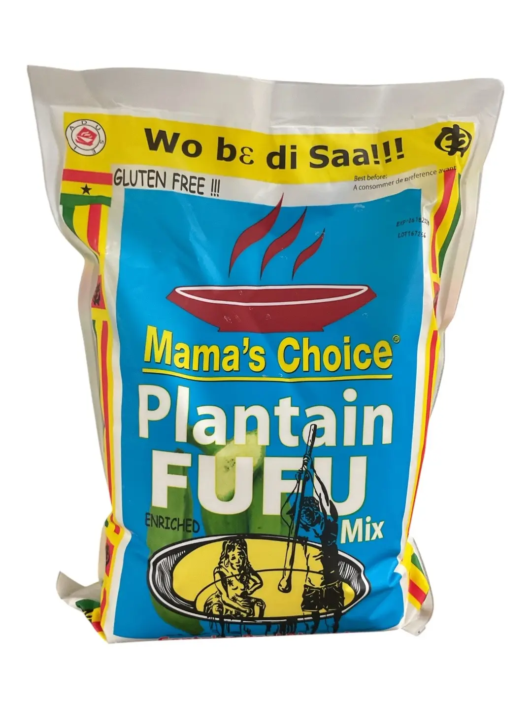 Mama's Choice Plantain Fufu Mix 10lbs