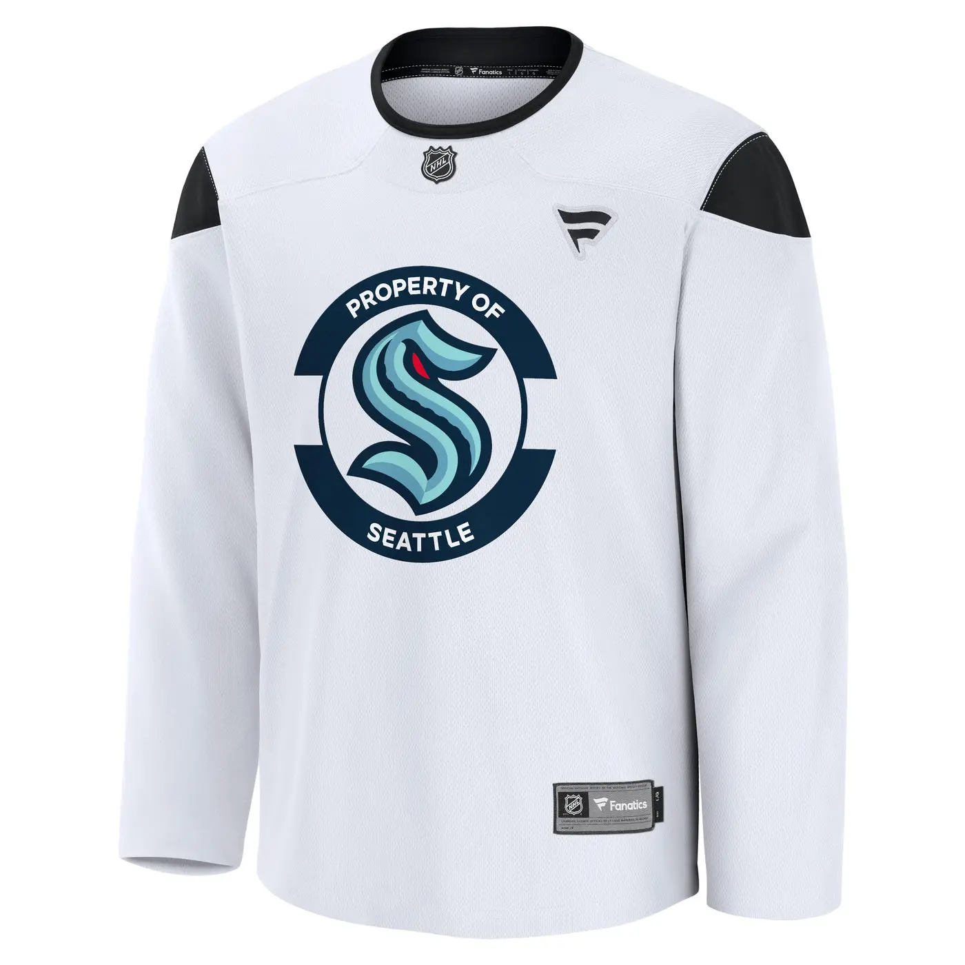 Seattle Kraken White Practice Jersey