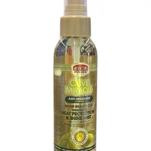African Pride Olive Miracle Heat Protection And Shine Mist 4oz Haircare