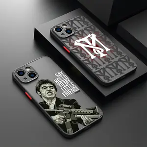S-scarface Film classic Phone Case For iPhone 17 16 15 14 13 12 11  Pro Max  Matte Clear Back Cover